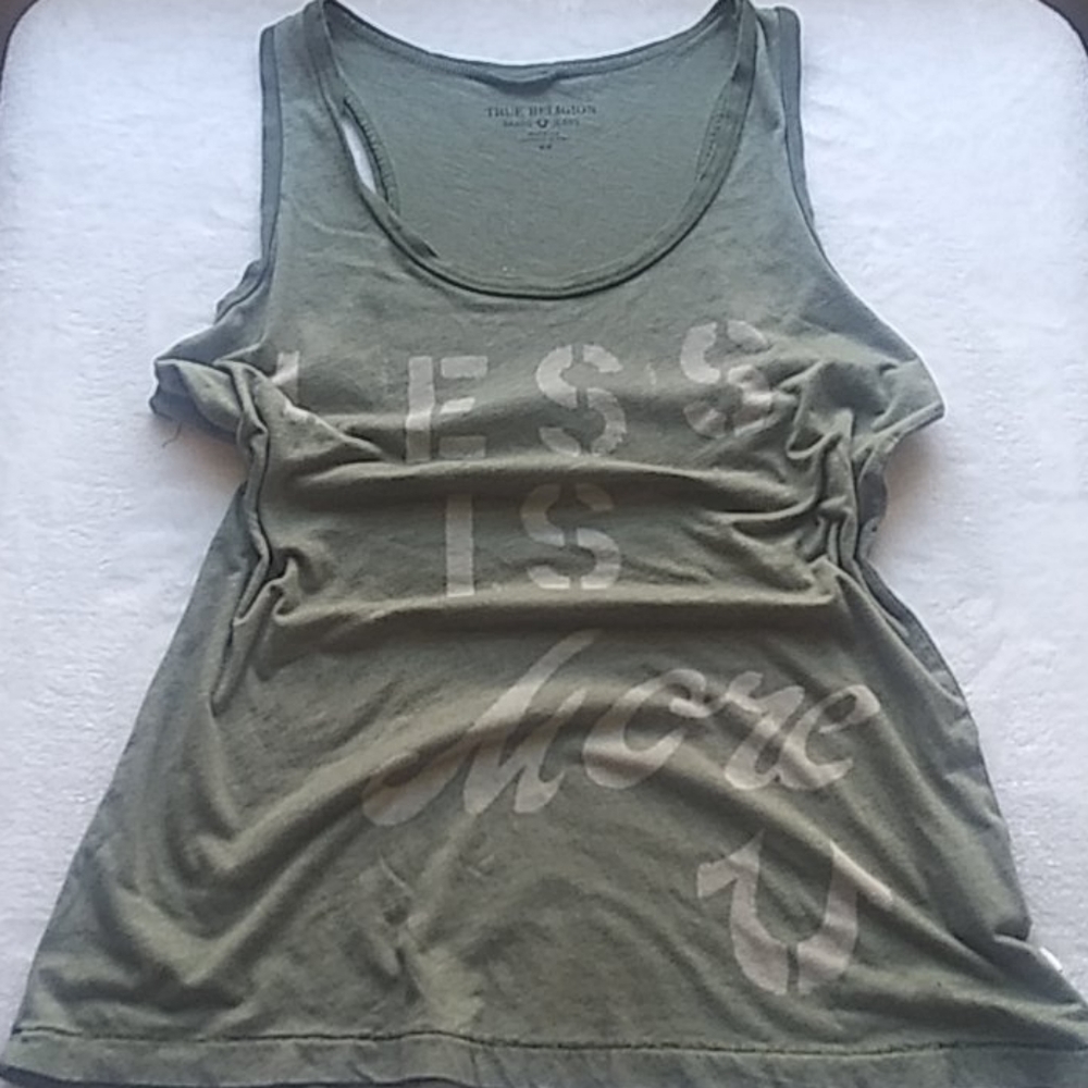 True Religion racer back tank medium